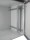 19"-Netzwerkschrank RESISTER Pro mit Regendach und Sockel - IP66 für Outdoor + Industrie - Vollblechtür - 9 HE - 600x400 mm - lichtgrau