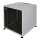 Schallgedämmter 19"-Schrank SILENCE RACK Office - 10 HE - 1 SILENT-Lüfter - BxT 600x600 mm - Glastür - lichtgrau
