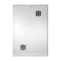 19"-Stand-Netzwerkschrank Flatbox von RITTAL - 21 HE - Breite 700 x Tiefe 700 mm - Sichttür - lichtgrau
