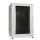 19"-Stand-Netzwerkschrank Flatbox von RITTAL - 21 HE - Breite 700 x Tiefe 700 mm - Sichttür - lichtgrau