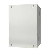 19"-Wand-/Stand-Netzwerkschrank Flatbox von RITTAL - 21 HE - Breite 700 mm x Tiefe 700 mm - Sichttür - lichtgrau