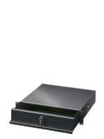 19"-Schublade von RITTAL - 2 HE - schwarz - Stahlblech