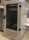Kleiner 19"-Netzwerkschrank SZB IT - 18 HE - 800 x 800mm - Glastür - lichtgrau
