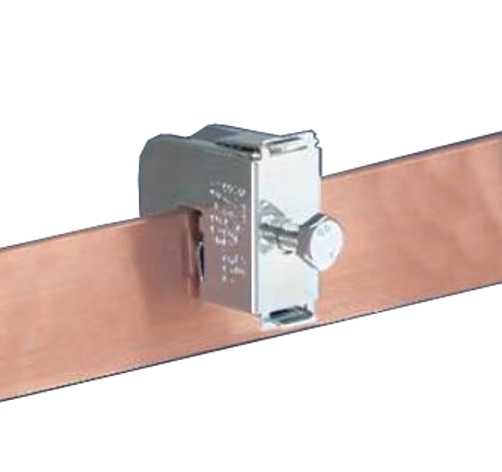 15 Stück Leiteranschlussklemmen / Erdungsklemmen - für Erdungsschienen mit 5 mm Höhe - Querschnitte 2,5 bis 16 mm²