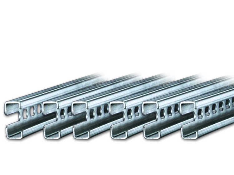C-Profilschienen von RITTAL - Länge 555 mm - VPE 6 Stück