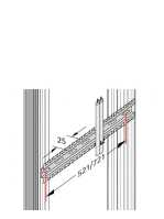 Kabelabfangschiene/Hammerkopfschiene - 721 mm Länge - Aluminium